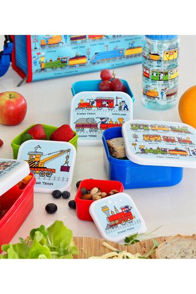 TYRRELL KATZ 4.LÜ BESLENME KUTUSU TRAINS Çok Renkli