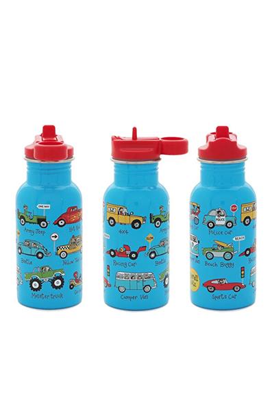 TYRRELL KATZ CARS PİPETLİ ÇELİK SULUK 400ML Çok Renkli