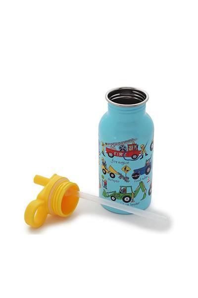 TYRRELL KATZ WHEELS PİPETLİ ÇELİK MATARA 400ML Çok Renkli