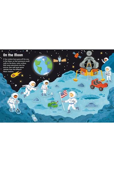 Usborne /First Sticker Book Space Çok Renkli