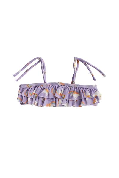 Miela Kids / UV Korumalı Fırfırlı Rainbow Unicorn Bikini Set - Rainbow Unicorn Çok Renkli
