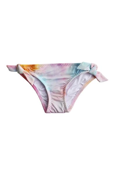 Miela Kids / UV Korumalı Fırfırlı Tie Dye Bikini Set - Tie Dye Çok Renkli