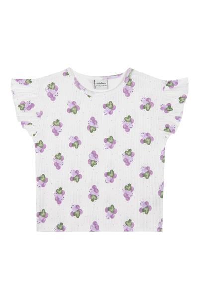 Üzüm Sezonu Şortlu Pijama Takımı Mor
