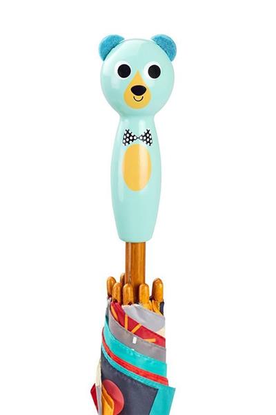 Vilac - Bear umbrella- Mavi Ayı Şemsiye Çok Renkli