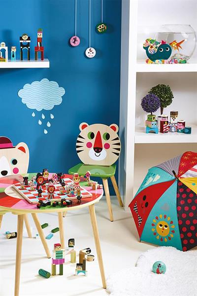 Vilac - Bear umbrella- Mavi Ayı Şemsiye Çok Renkli