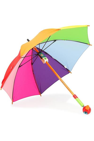 Vilac - Bird umbrella - Kuş Şemsiye Çok Renkli