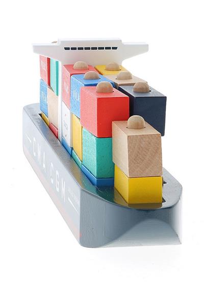 Vilac - Container-ship - Konteyner Gemisi Çok Renkli