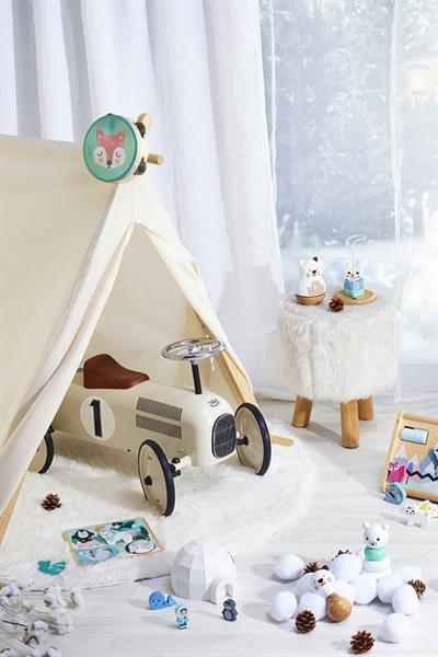 Vilac - Creme vintage car - Krem Klasik Araba Çok Renkli