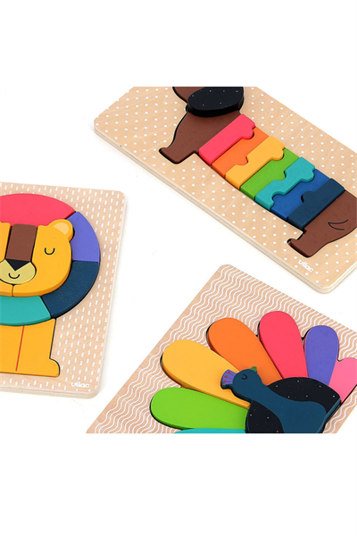 Vilac - Dog wooden puzzle - Ahşap Köpek Puzzle - Andy Westface Çok Renkli