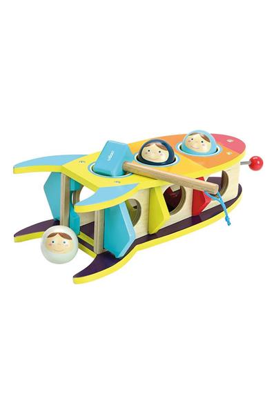 Vilac - In the stars - Wacking hammer game - Yıldızlar Arasında - Çekiçle Vurma Oyunu Çok Renkli