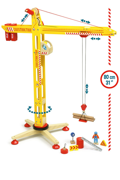 Vilac - Large Crane - Büyük Vinç Çok Renkli