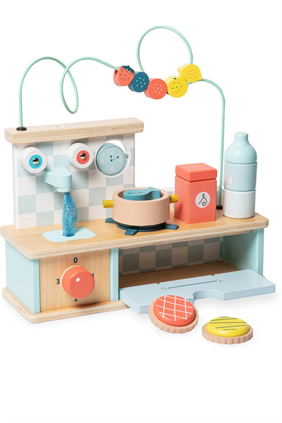 Vilac - Multi-activity Early-learning Kitchen - Aktiviteli Erken Öğrenme Mutfağı Çok Renkli