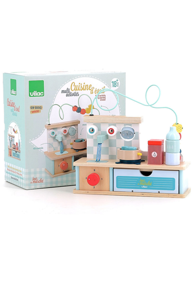 Vilac - Multi-activity Early-learning Kitchen - Aktiviteli Erken Öğrenme Mutfağı Çok Renkli