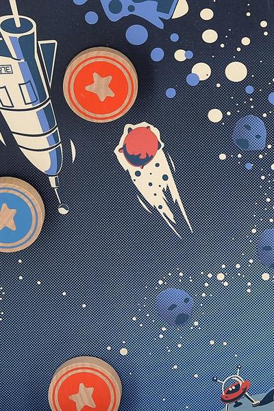 Vilac - Space - Pinball - Uzay Pinball Çok Renkli