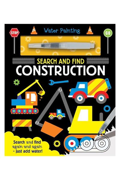 Water Painting - Search and Find Construction Çok Renkli