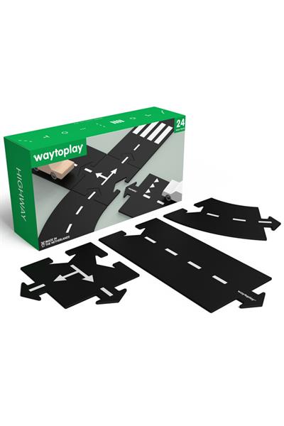 Waytoplay - Highway - 24 Parça Çok Renkli