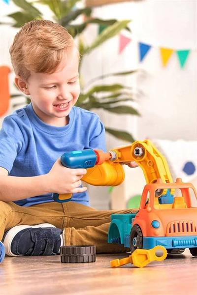 Wonder Wheels Tak Çıkar Vinç Çok Renkli