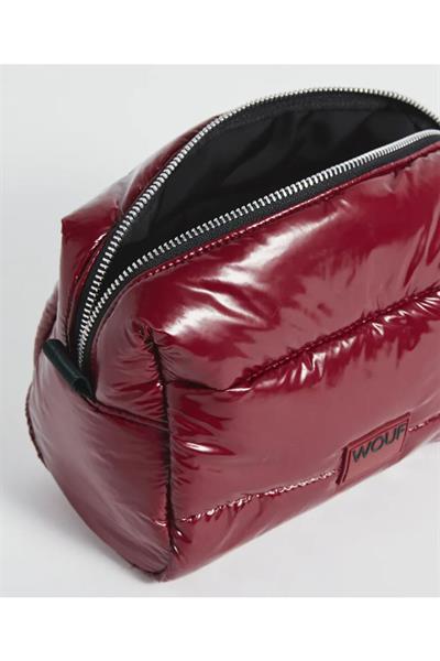 WOUF BURGUNDY GLOSSY MAKYAJ ÇANTASI Çok Renkli