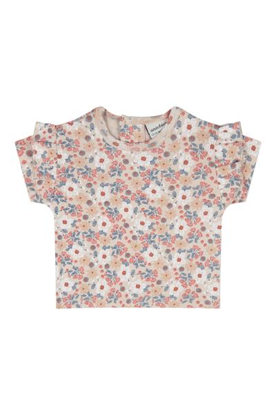 Yaz Buketi Şortlu Set Pembe