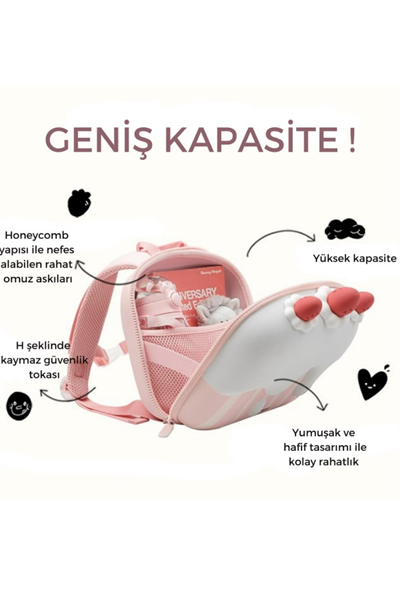 Zoyzoii Delicious Serisi Sırt Çantası / Cream Cake Çok Renkli