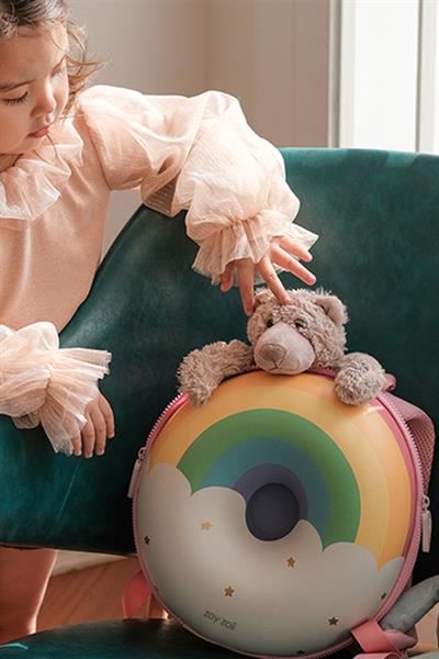 ZOYZOII Donut Serisi Sweet Rainbow Sırt Çantası Çok Renkli