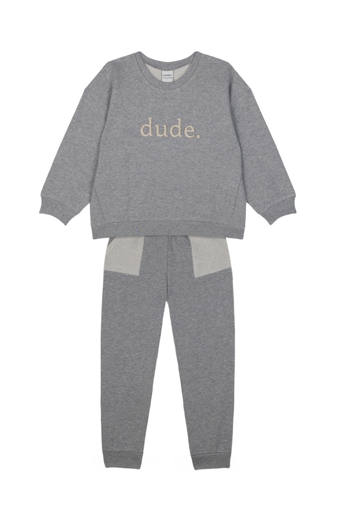 Antebies / Dude Sweatshirt Pantolon Set Gri