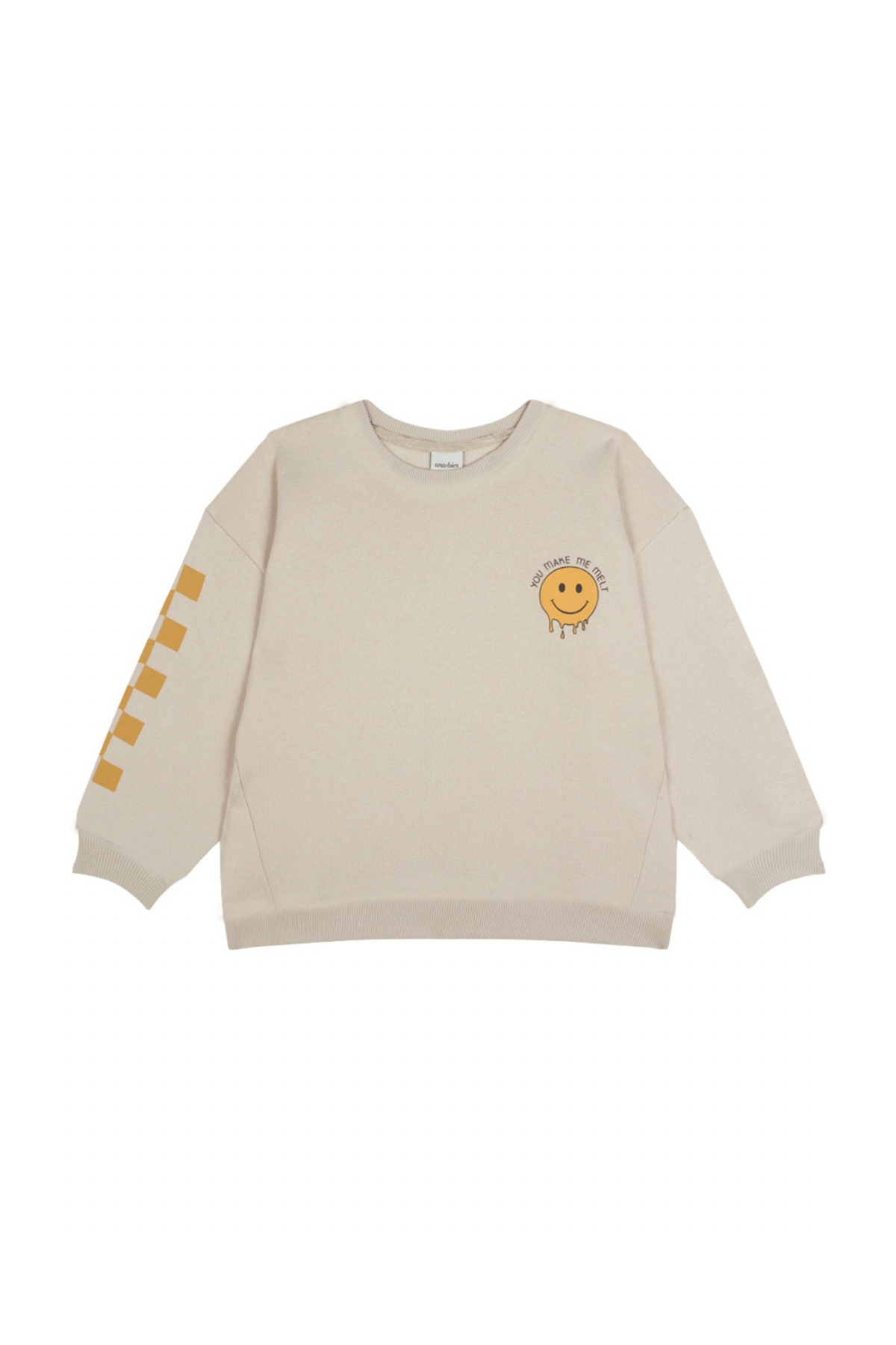 Antebies / Smiley Sweatshirt Krem