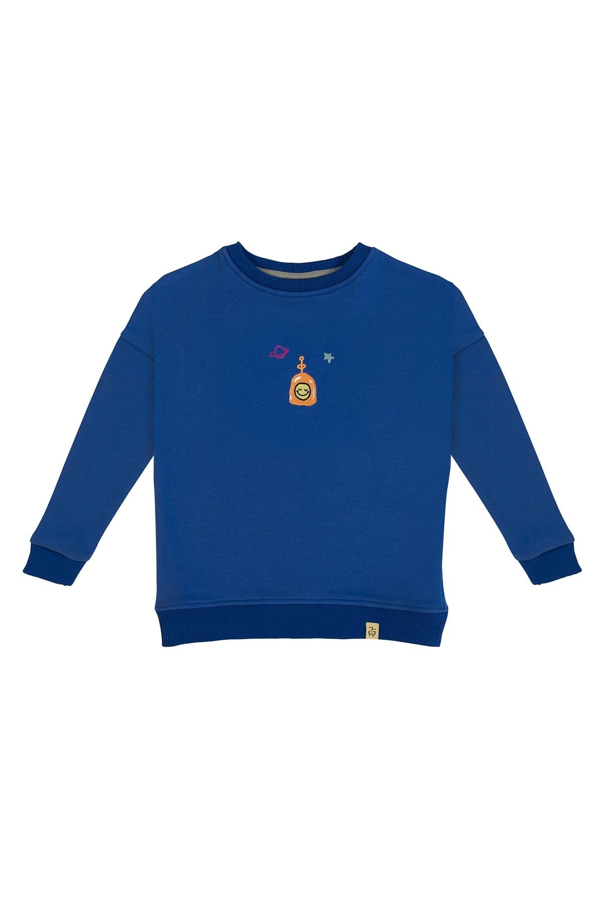 ASTRONAUT HEAD SWEATSHIRT Mavi