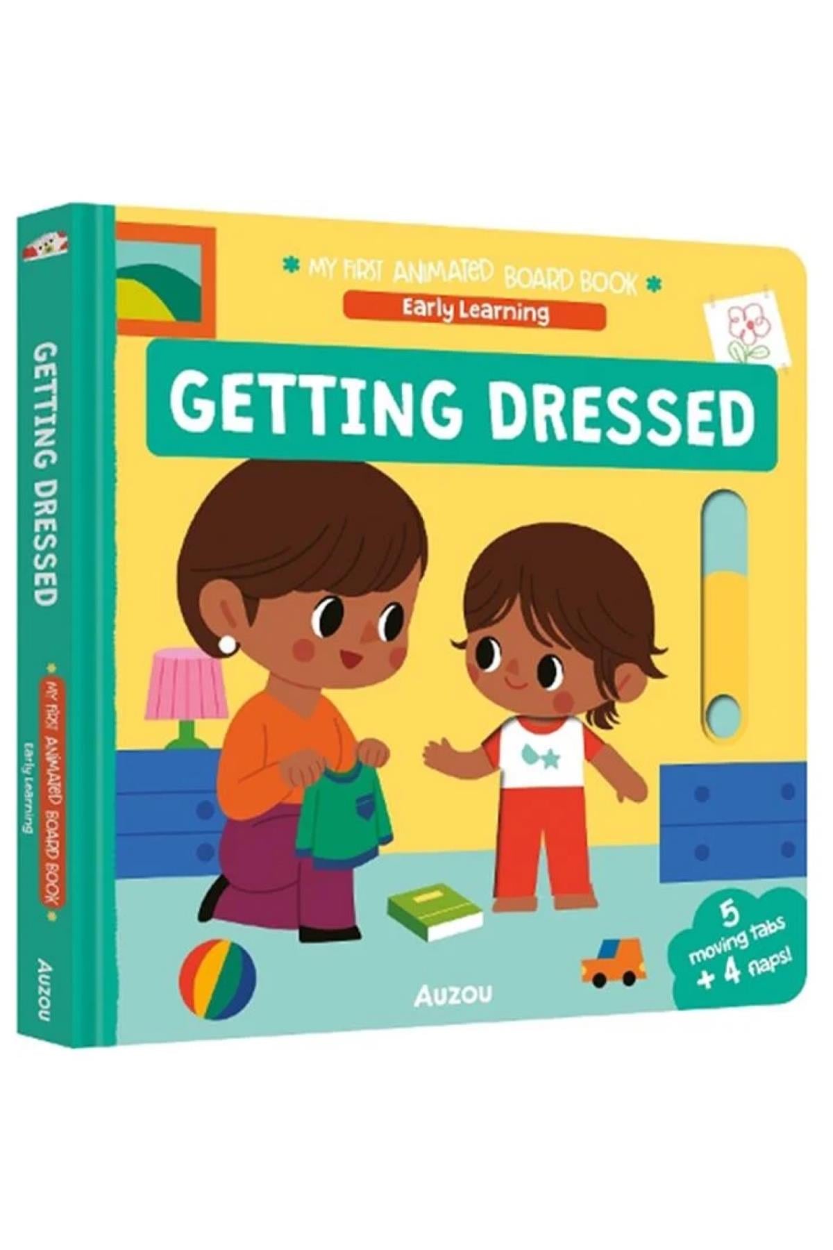 Auzou / Getting Dressed - My First Animated Board Book Çok Renkli