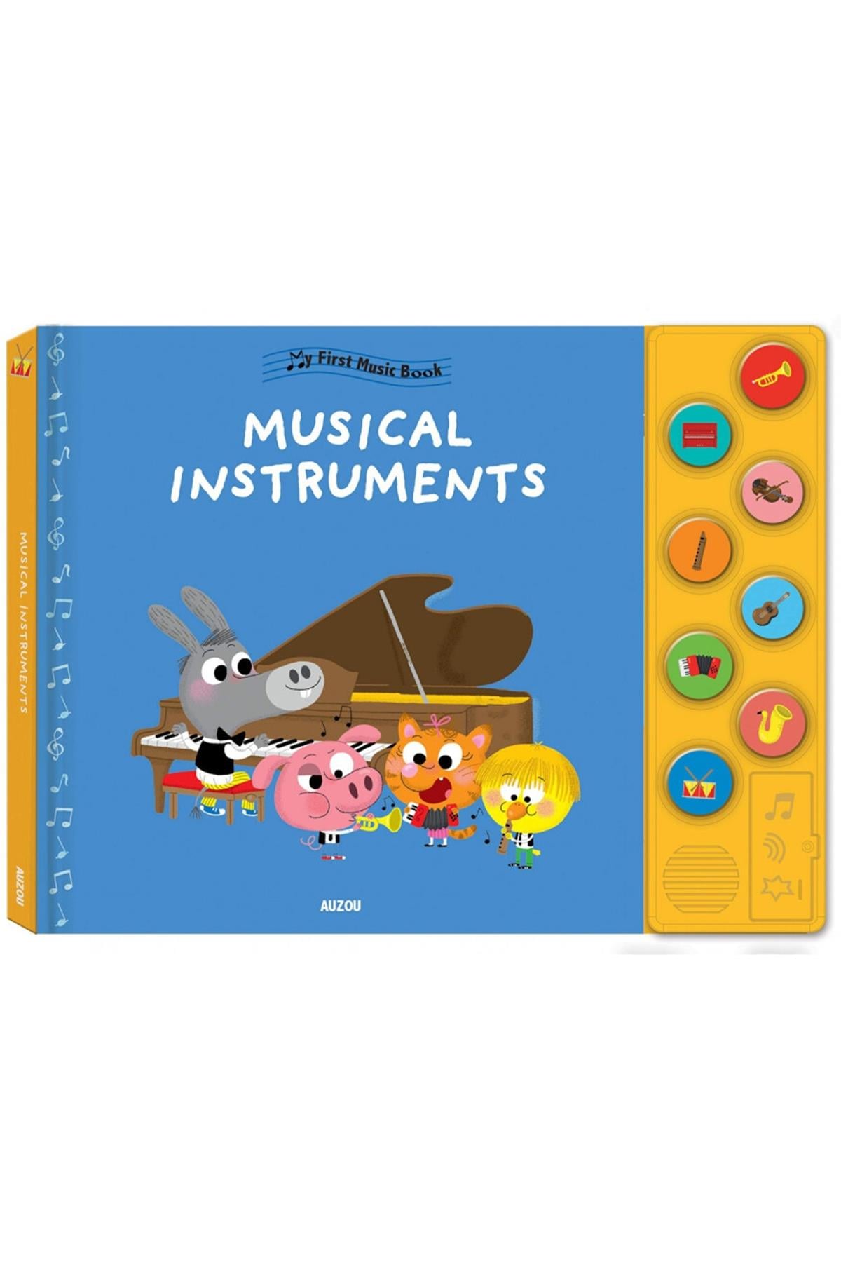 Auzou / My First Music Book - Musical Instruments Çok Renkli