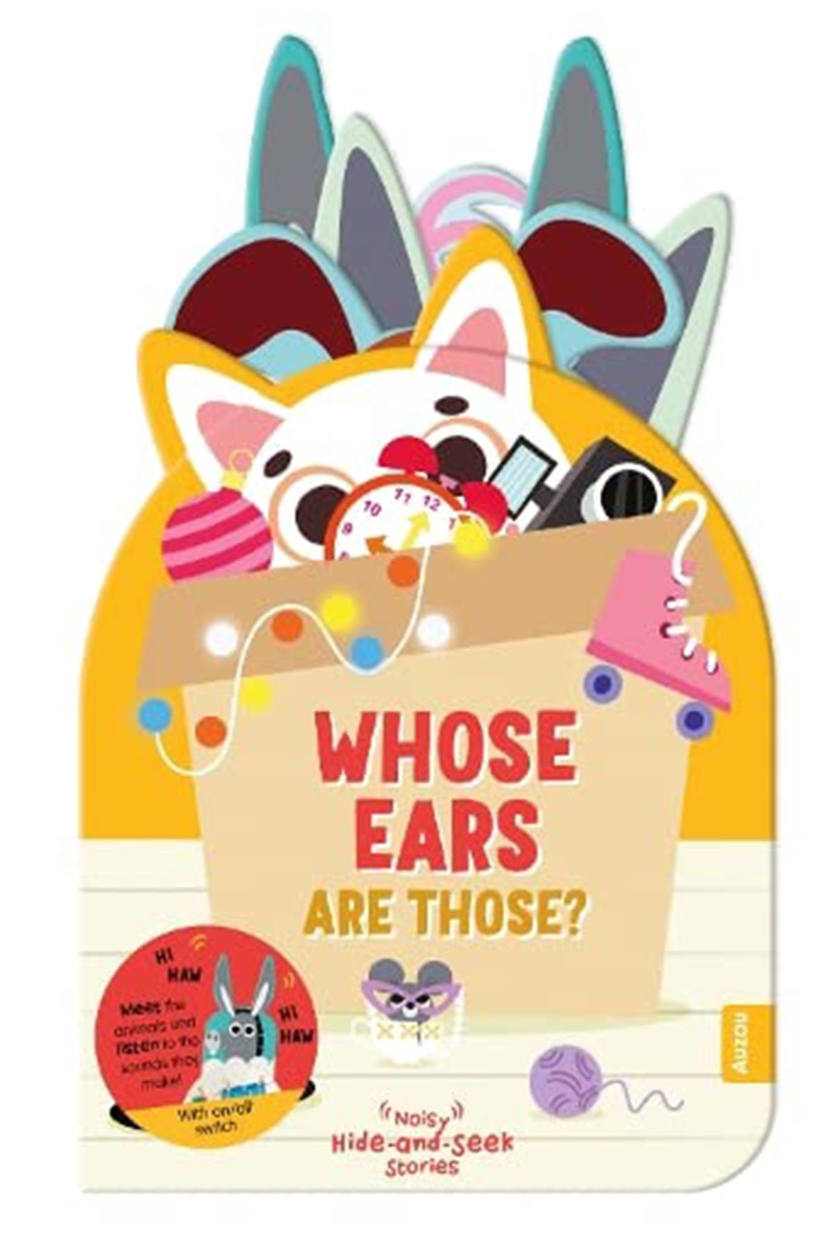Auzou / Noisy Hide And Seek Whose Ears Are Those Çok Renkli