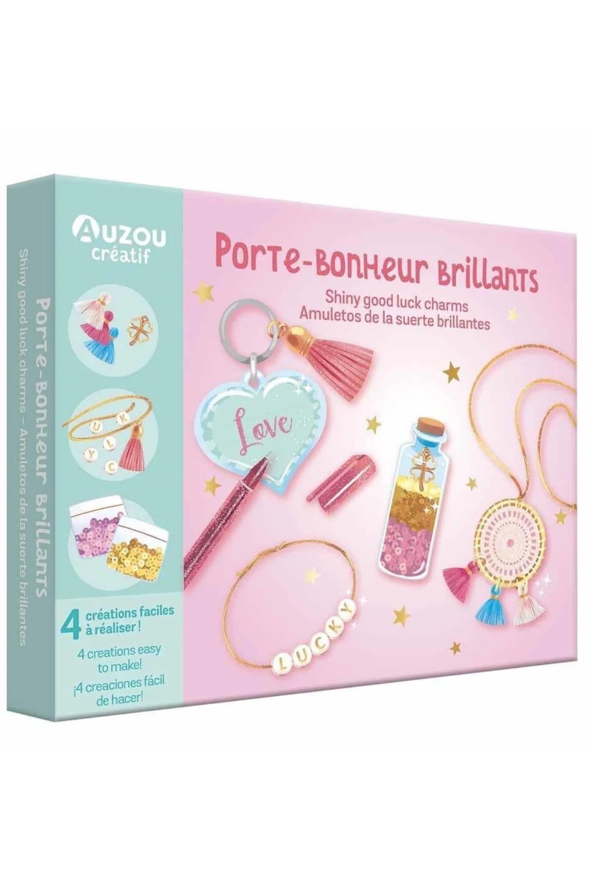 Auzou Toys / Aksesuar Setim - Uğur Getiren Parlak Tılsımlar Çok Renkli
