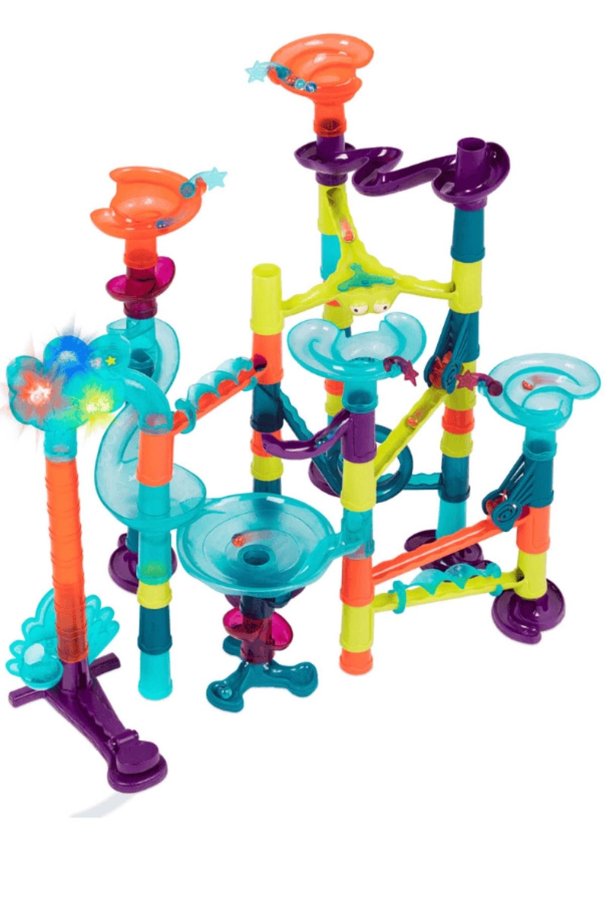 B.Toys Eğlenceli Sesli ve Işıklı Misket Parkuru Çok Renkli