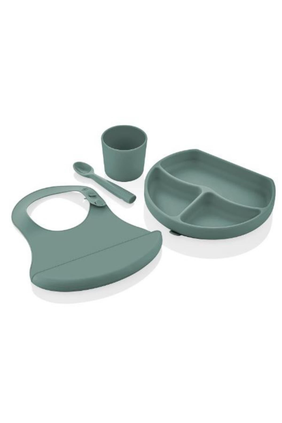 BABYJEM SİLİKON BESLENME SETİ Mint