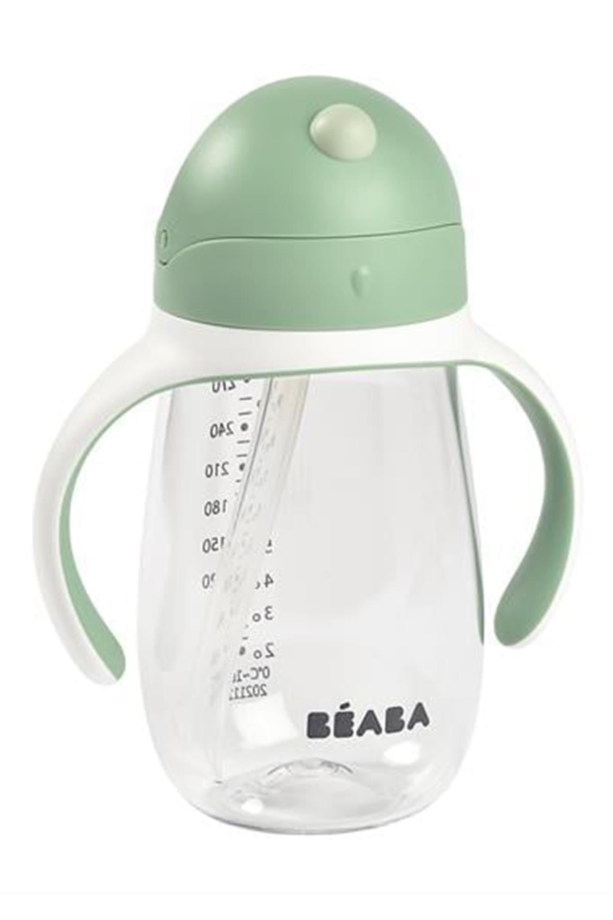 Beaba / 300 ml Şeffaf Pipetli Grey Green