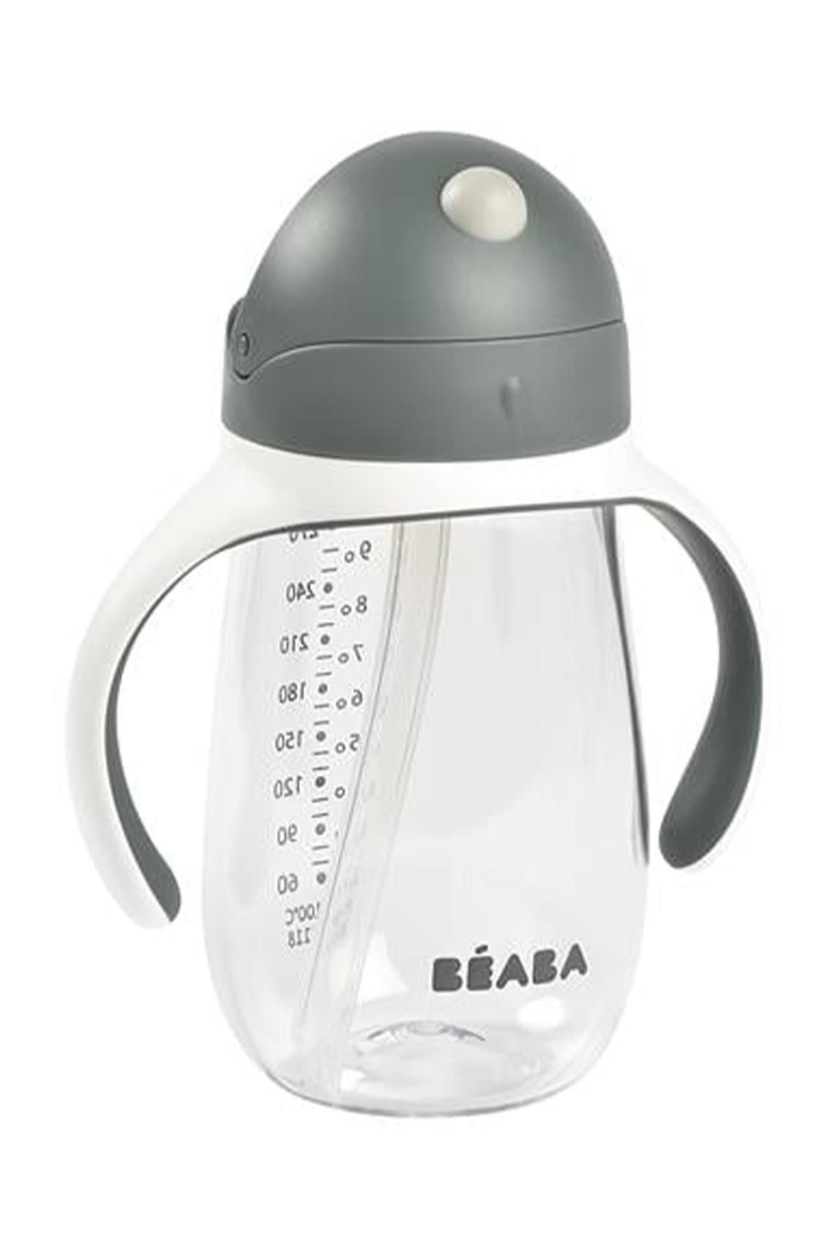Beaba / 300 ml Şeffaf Pipetli Grey Grey
