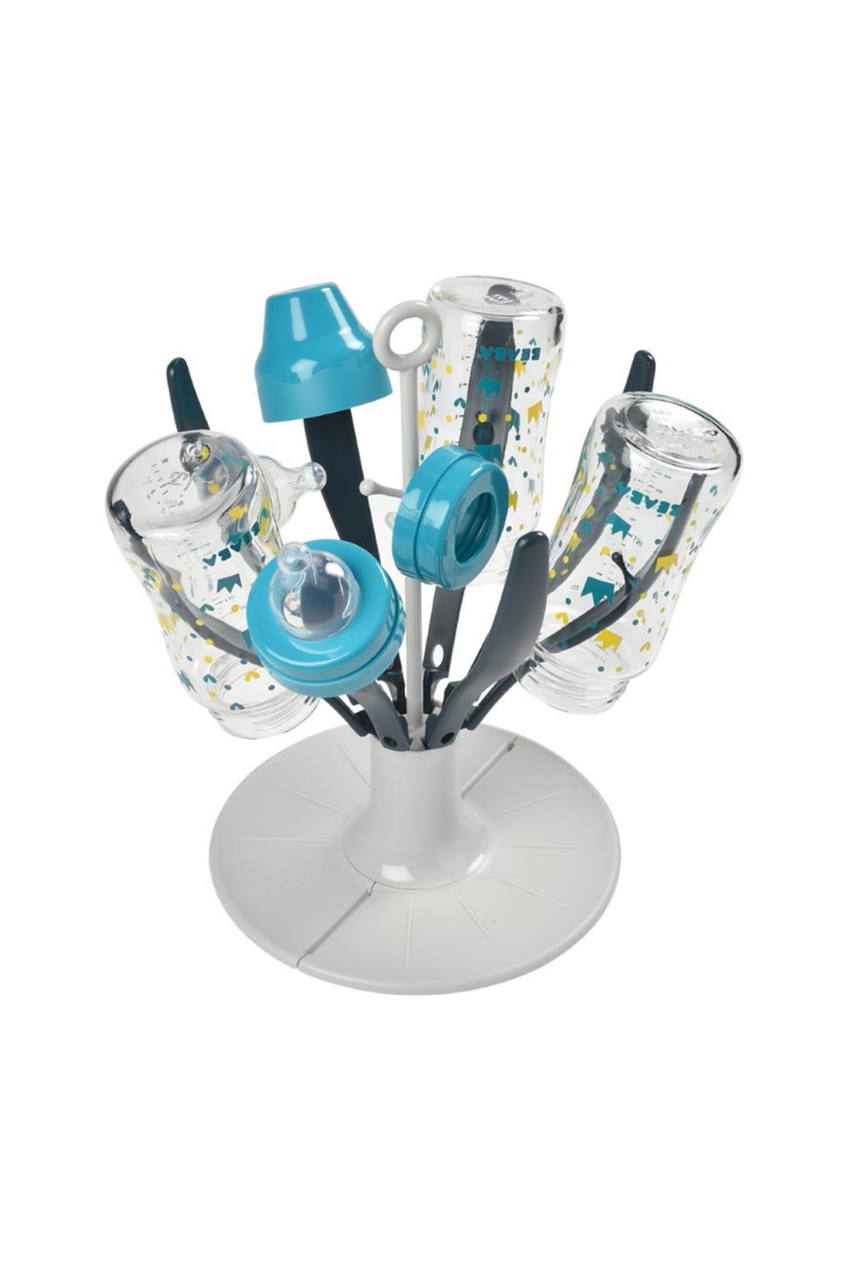 Beaba / Katlanabilir Biberon Kurutma Standı Mavi