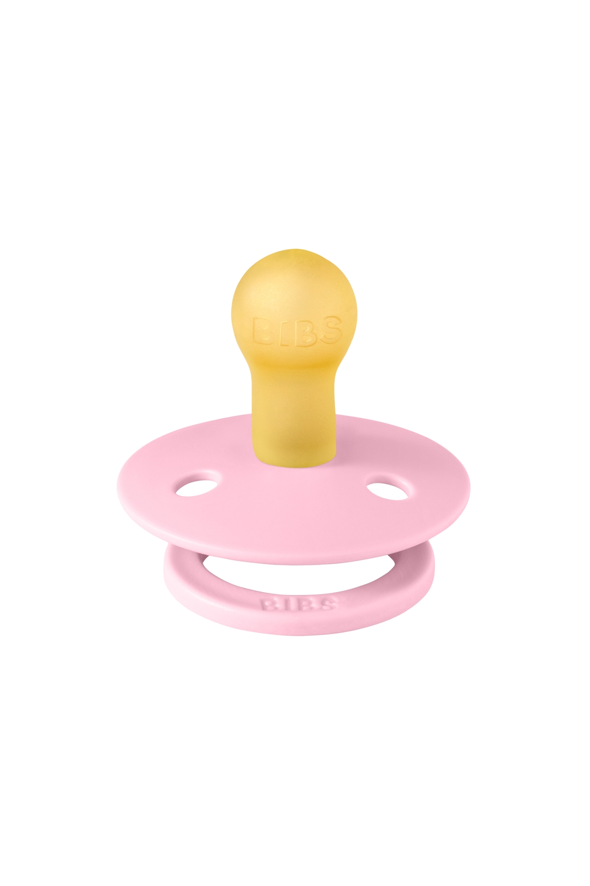Bibs - Tek Renk / Latex Emzik BabyPink