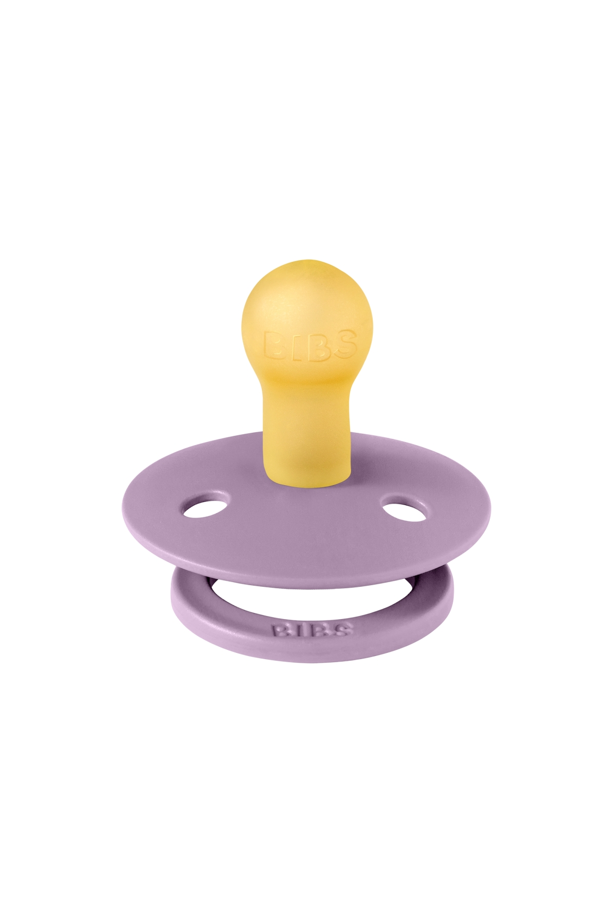 Bibs - Tek Renk / Latex Emzik Lavender