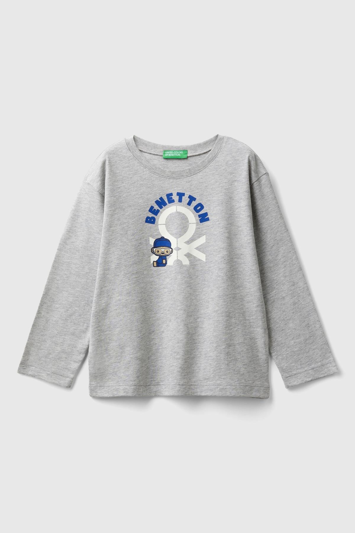 BNT-BB UZUN TSHIRT GRİ