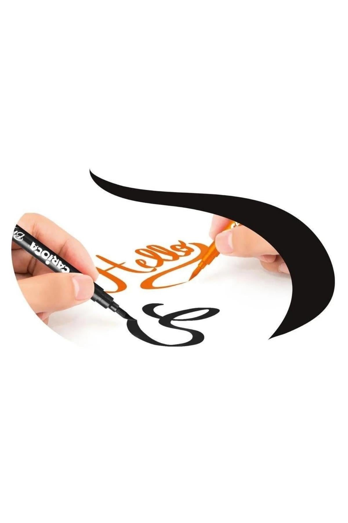 Carioca / SUPER BRUSH KEÇELİ BOYA KALEMİ 10'LU Çok Renkli