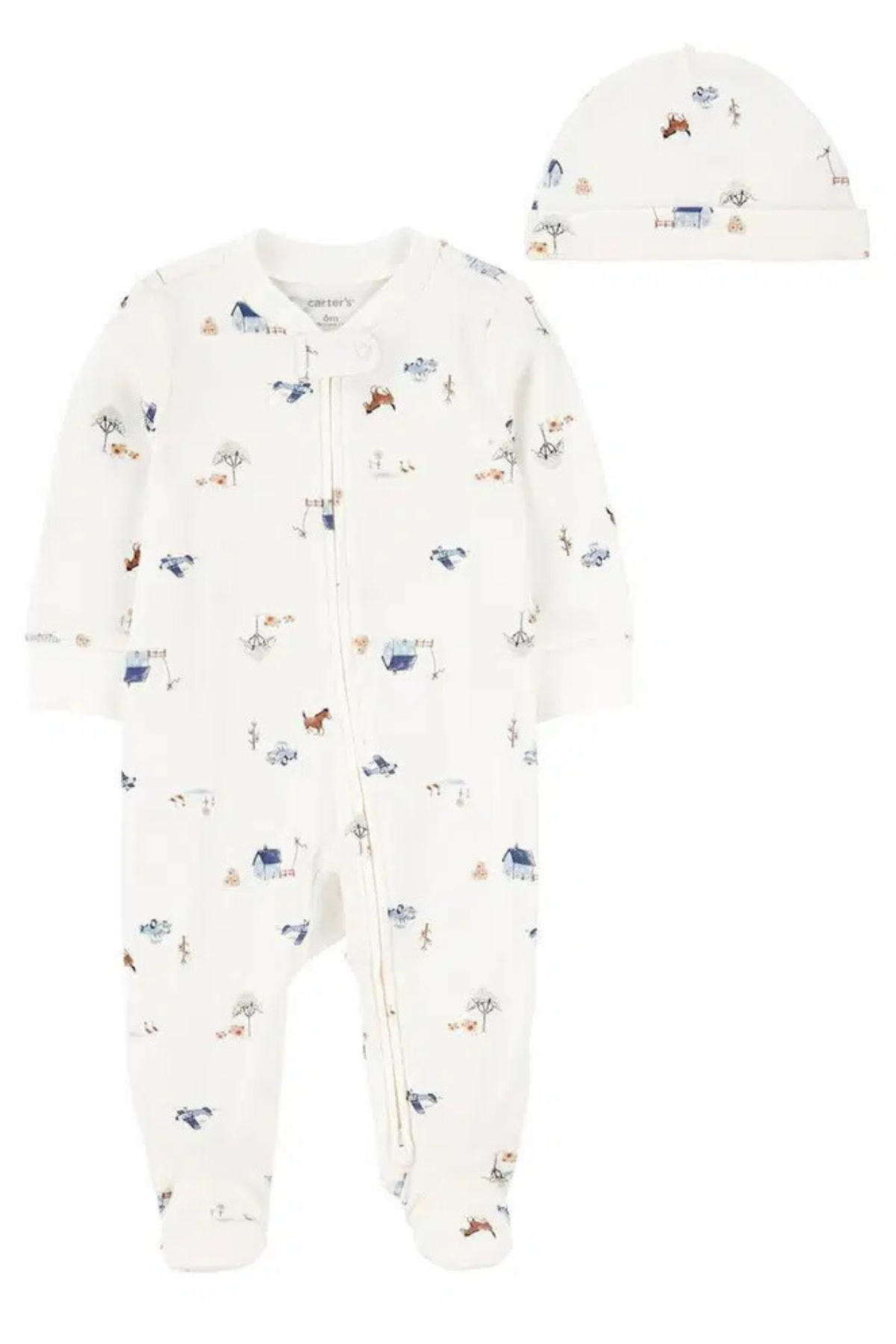 CARTER'S / Layette Erkek Bebek Tulumlu Set Ekru