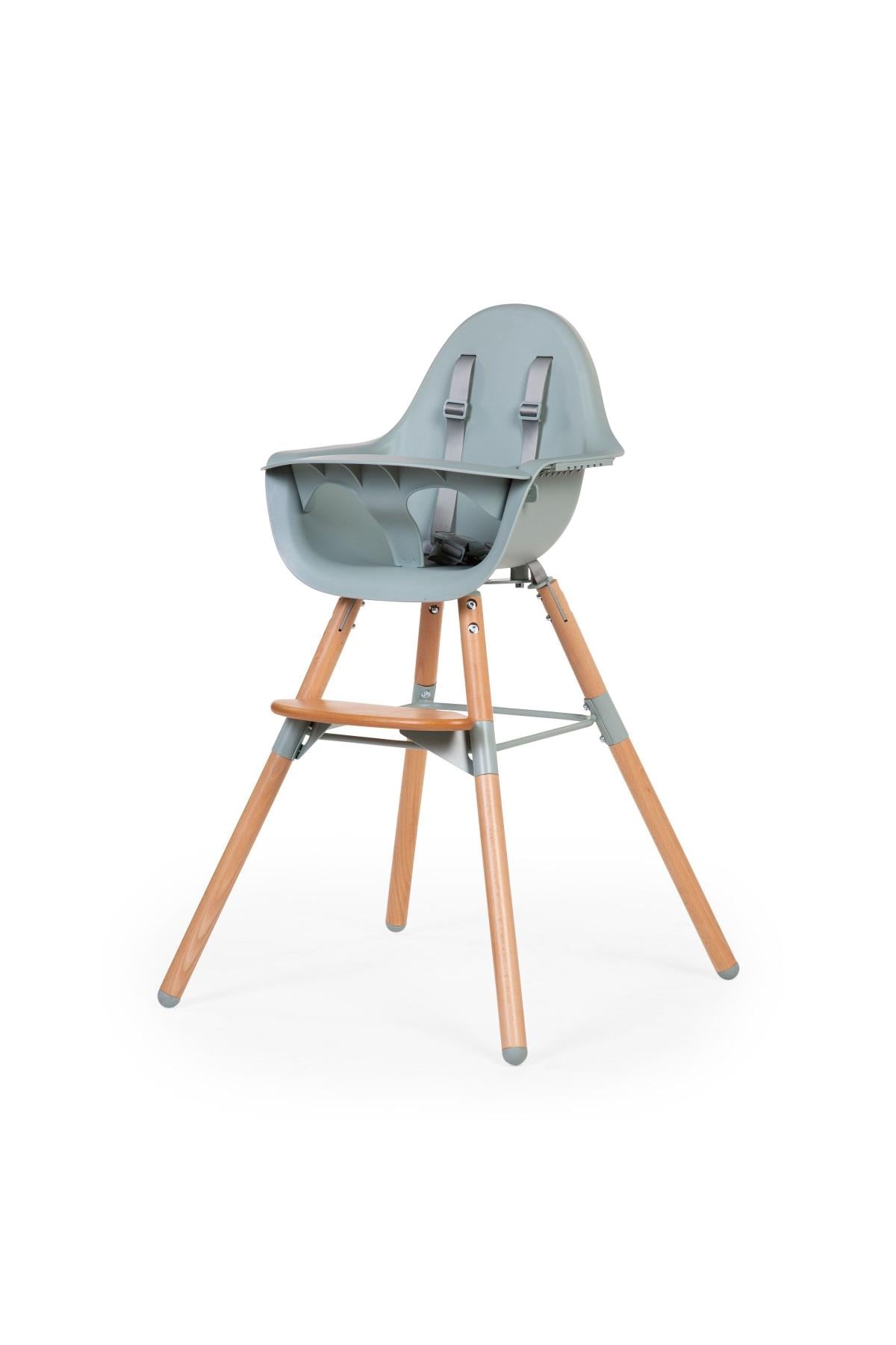 Child Home / Evolu 2 Mama Sandalyesi Mint + Ön tepsi ( Silikon Mavi