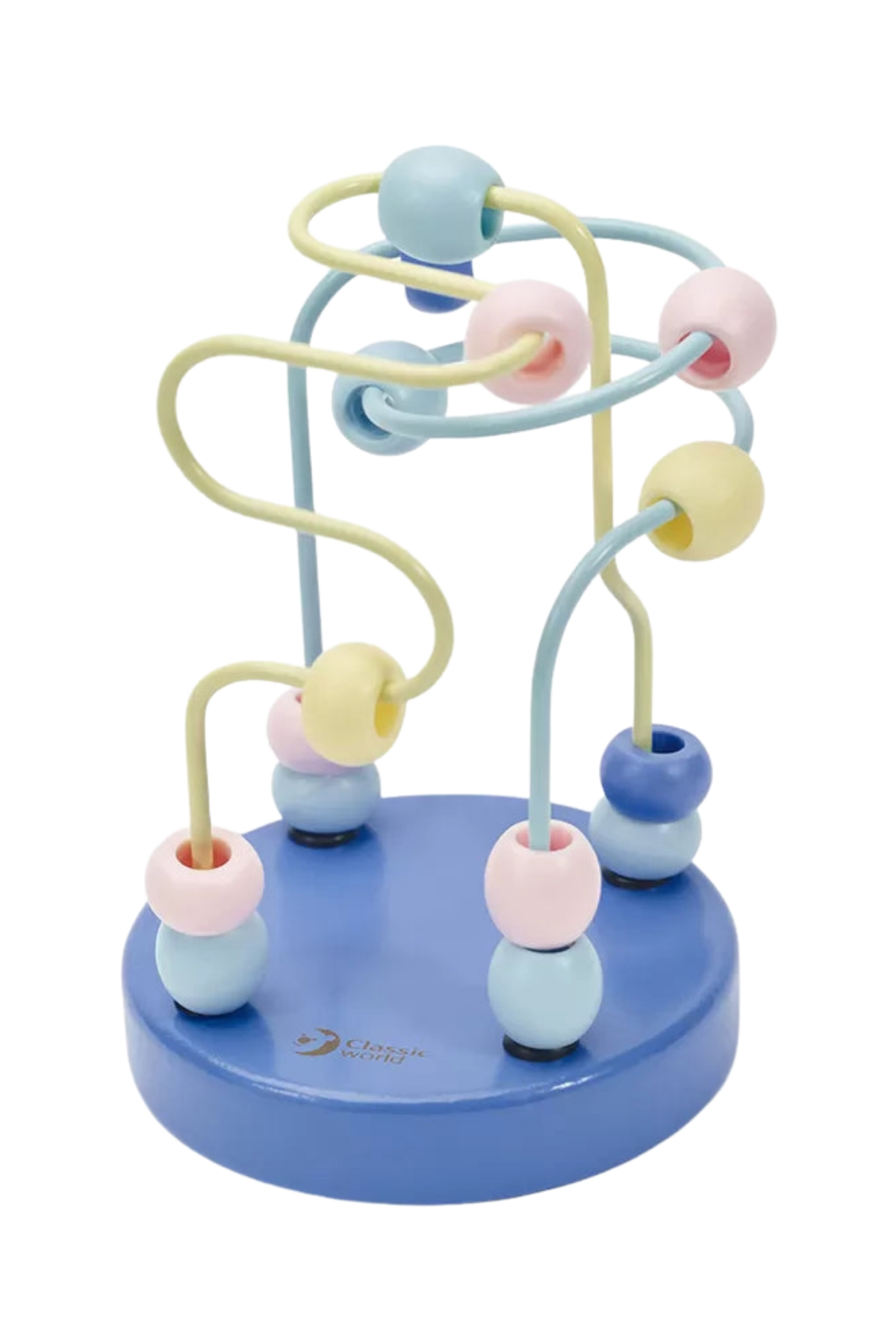 Classic World Ahşap Boncuklu Labirent - Mavi Çok Renkli