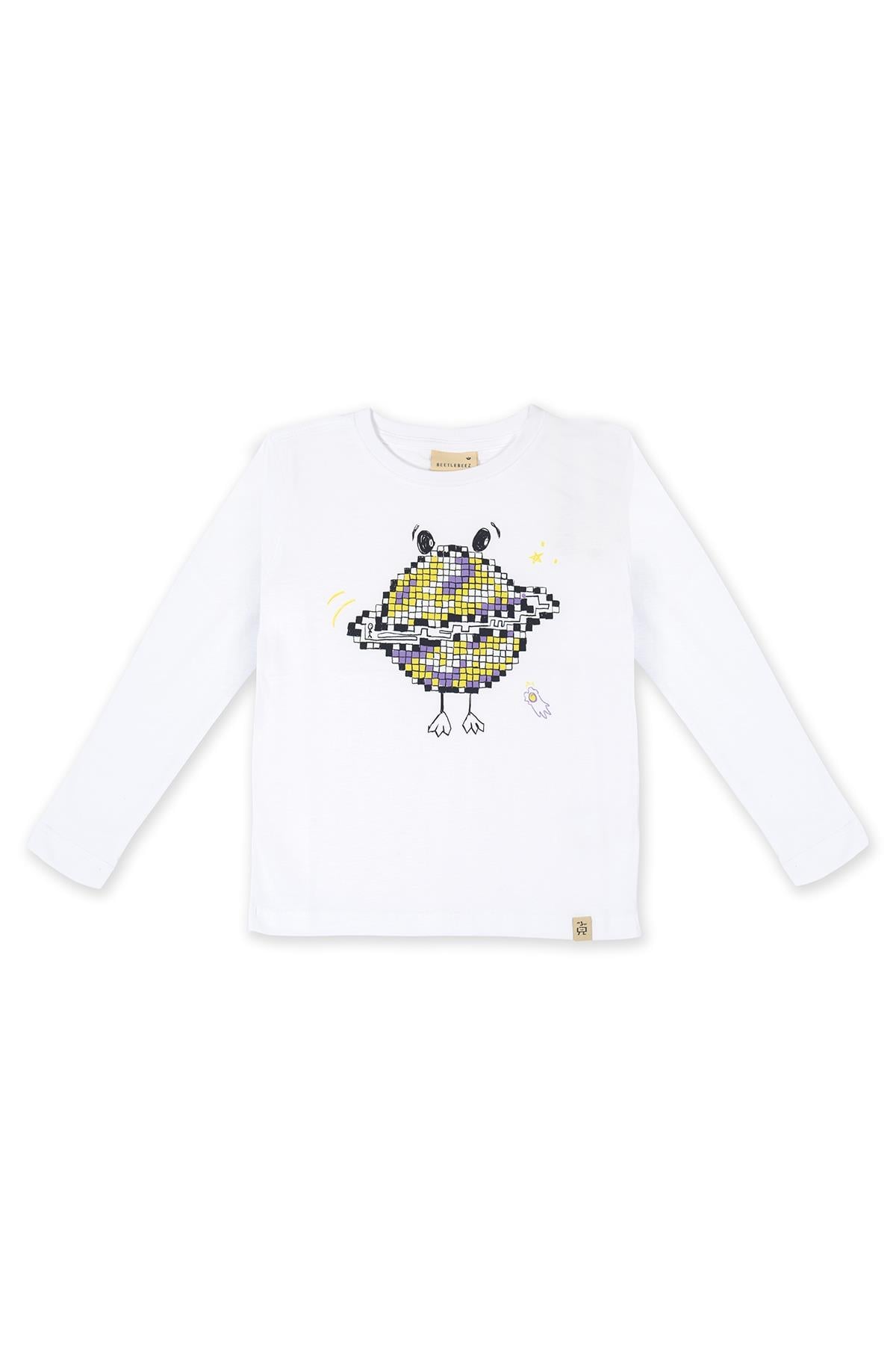 DANCING PLANET T-SHIRT - WHITE Beyaz
