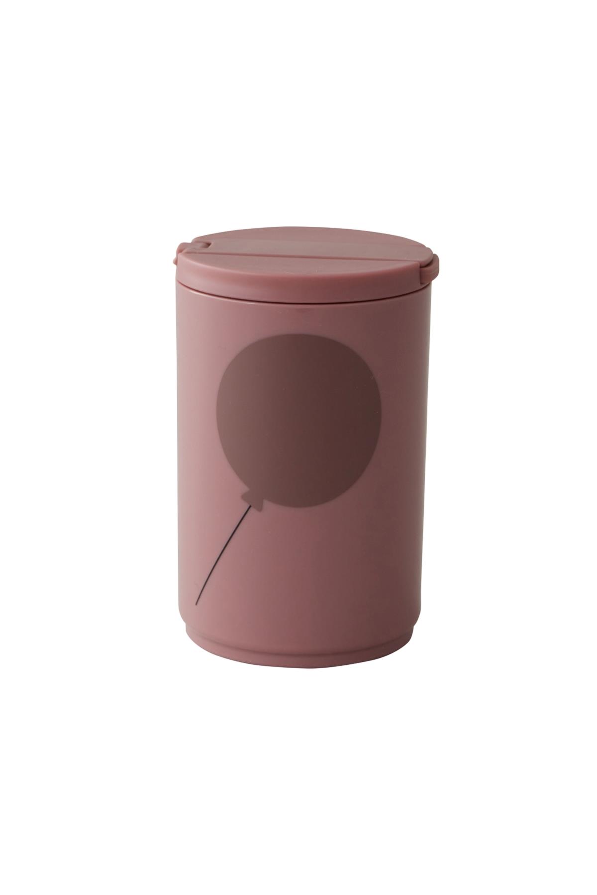 DESIGN LETTERS/ÇOCUKLAR İÇİN PİPETLİ BARDAK - 330 ml Rose