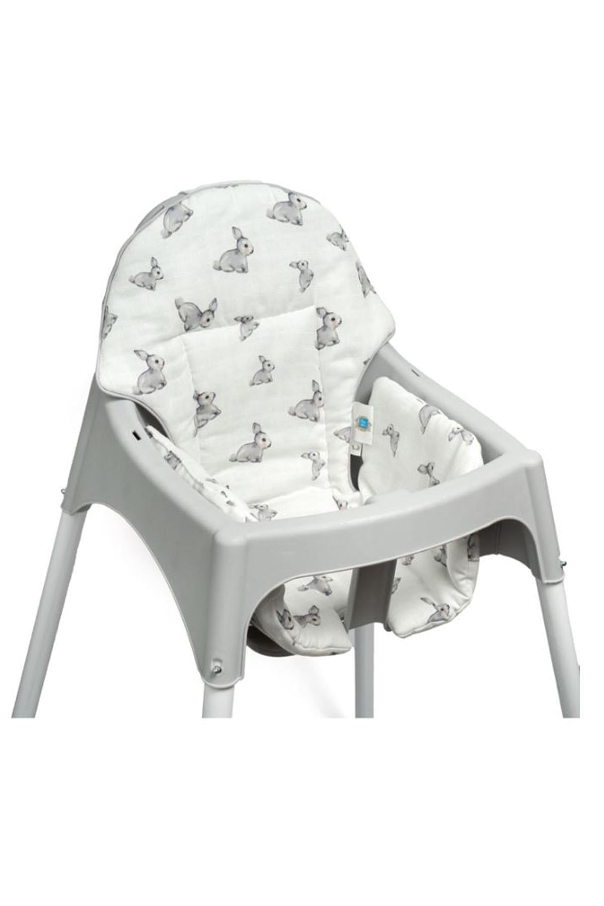Deux Lapins / Iconique Lapin - Mama Sandalyesi Minderi Çok Renkli