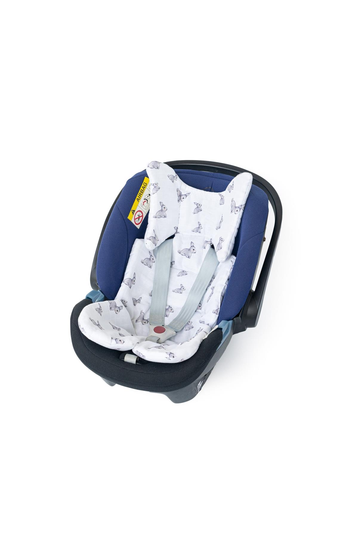Deux Lapins / Iconique Lapin Puset ve Oto Koltuk Minderi std