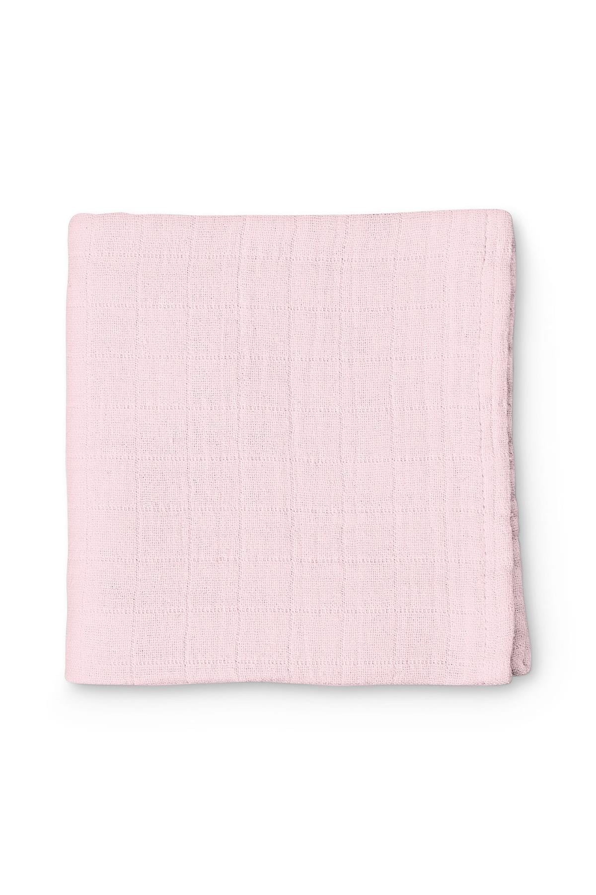 Deux Lapins / Innocent Pink Müslin Bebek Örtü 100X100cm std