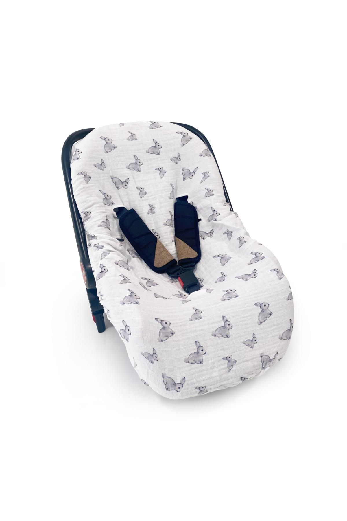 Deux Lapins / Müslin Ana Kucağı Kılıfı – Iconique Lapin std